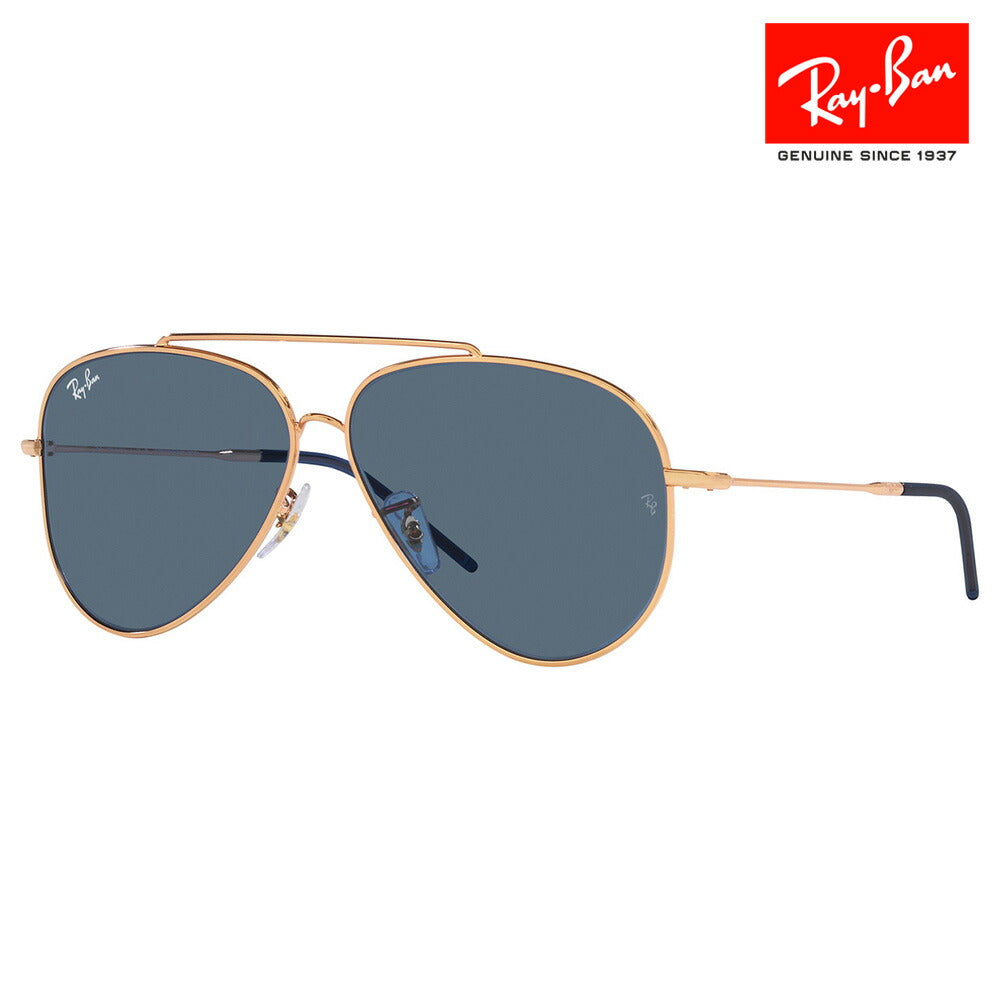 [Authorized Retailer] Ray-Ban Sunglasses RBR0101S 92023A 59 62 Ray-Ban AVIATOR REVERSE Aviator Reverse Pilot Teardrop Metal Full Rim Fashion Glasses Eyeglasses 