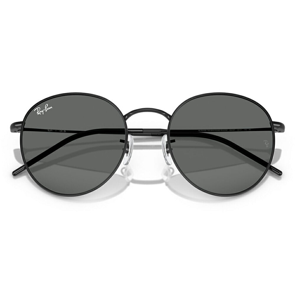 【正規品販売店】レイバン サングラス RBR0103S 002/GR 53 55 Ray-Ban ROUND REVERSE ラウンド リバース メタル ユニセックス 伊達メガネ 眼鏡