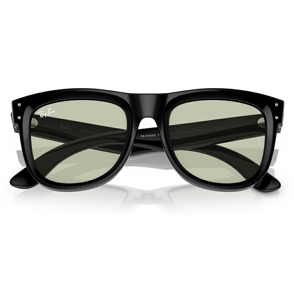 【正規品販売店】レイバン サングラス RBR0502S 6677/2 50  Ray-Ban WAYFARER REVERSE ウェイファーラー リバース ウェリントン セル フルリム 伊達メガネ 眼鏡