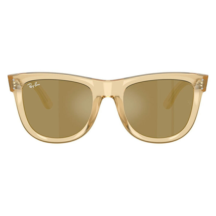 【正規品販売店】レイバン サングラス RBR0502S 68215A 50 53 Ray-Ban WAYFARER REVERSE ウェイファーラー リバース ミラーレンズ ウェリントン セル フルリム 伊達メガネ 眼鏡