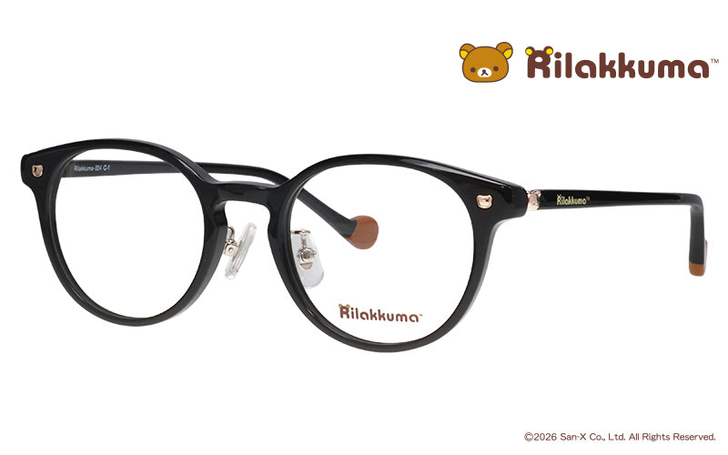 Rilakkuma004-1 リラックマモデル ブラック ボストン セル リラックマ眼鏡