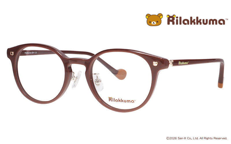 Rilakkuma004-2 リラックマモデル ブラウン ボストン セル リラックマ眼鏡