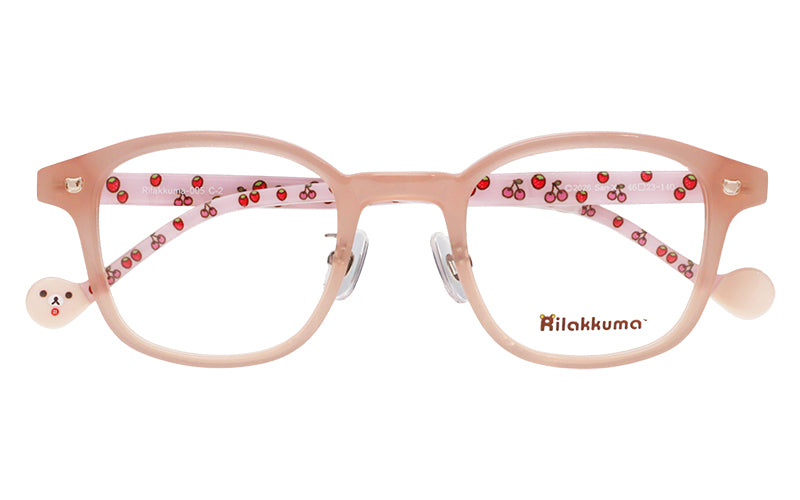 Rilakkuma005-2 コリラックマモデル ミルキーピンク スクエア セル リラックマ眼鏡