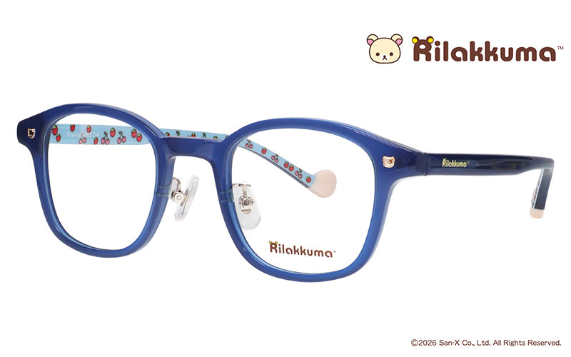 Rilakkuma005-4 コリラックマモデル クリアブルー スクエア セル リラックマ眼鏡