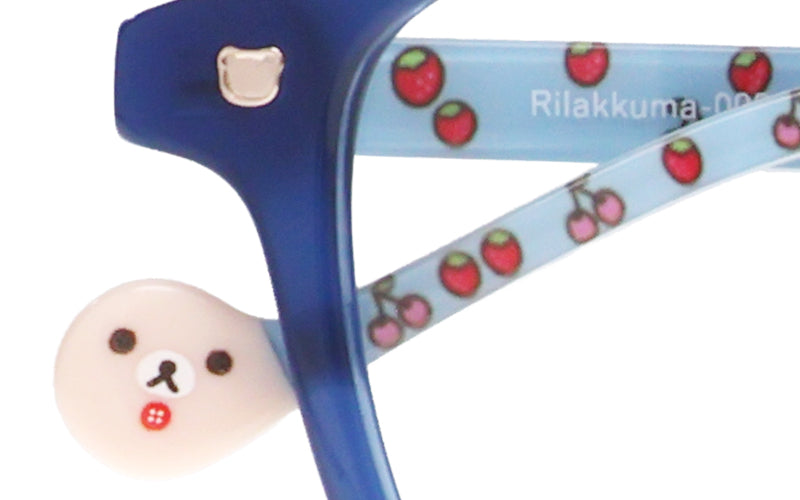 Rilakkuma005-4 コリラックマモデル クリアブルー スクエア セル リラックマ眼鏡
