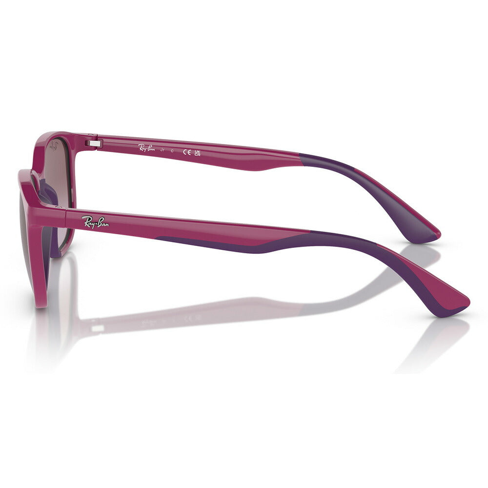 【正規品販売店】レイバンサングラス RJ9078SF 71498H 48 Ray-Ban JUNIOR KIDS ジュニア スクエア 子供 キッズ 紫外線 BIO-BASED バイオベース フルフィットモデル 伊達メガネ 眼鏡