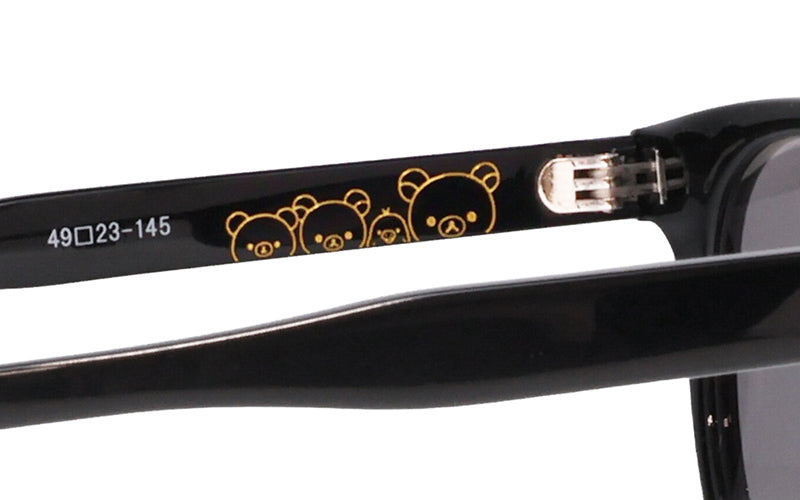 【6月下旬発送】RKM.SG-002-1 リラックマ プレミアムサングラス ウェリントン ブラック セル