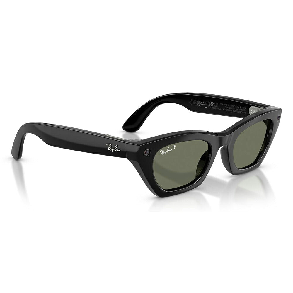 【正規品販売店】レイバン META メタ サングラス RW4015 601/9A 49 Ray-Ban レイバン純正レンズ対応 GEN3 第3世代 サングラス Zena ゼナ 偏光 AIグラス スマートグラス