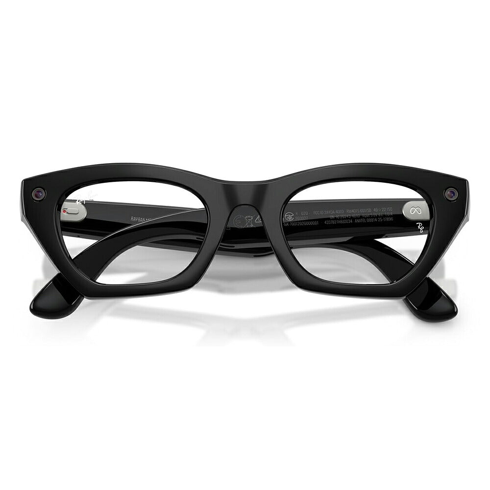 【正規品販売店】レイバン META メタ サングラス RW4015 601/SB 49 Ray-Ban レイバン純正レンズ対応 GEN3 第3世代 サングラス Zena ゼナ AIグラス スマートグラス