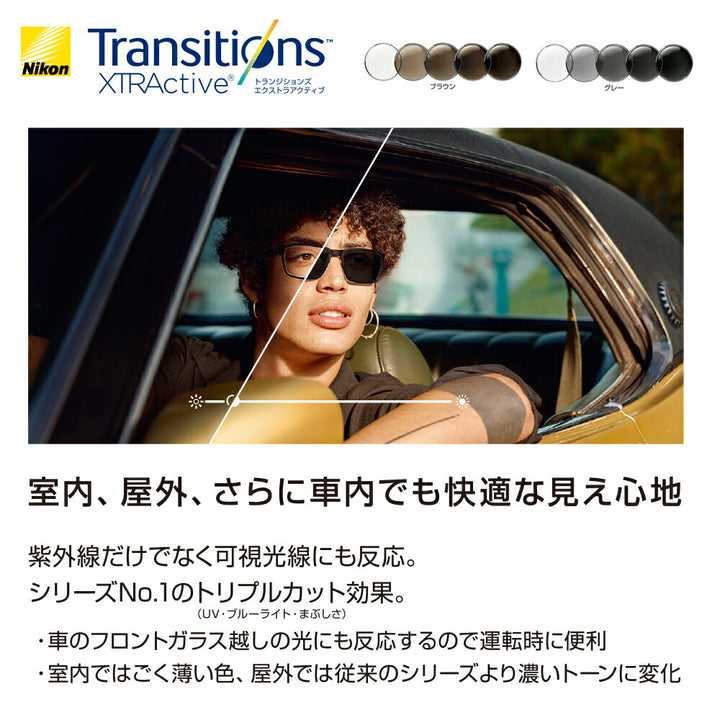 [Authorized Retailer] Ray-Ban Glasses Frame Sunglasses Photochromic Lens Set RX7159F 2012 52 Ray-Ban Full Fit Wellington Icon ICONS Nikon Transitions Extra Active Driving 