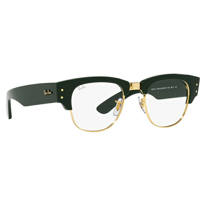 [Authorized Retailer] Non-prescription 1.55 lens replacement +0 yen Ray-Ban glasses frame RX0316V 8233 50 Ray-Ban Ray-Ban genuine lens compatible Mega Clubmaster Optics Mega Clubmaster Optics Brow 