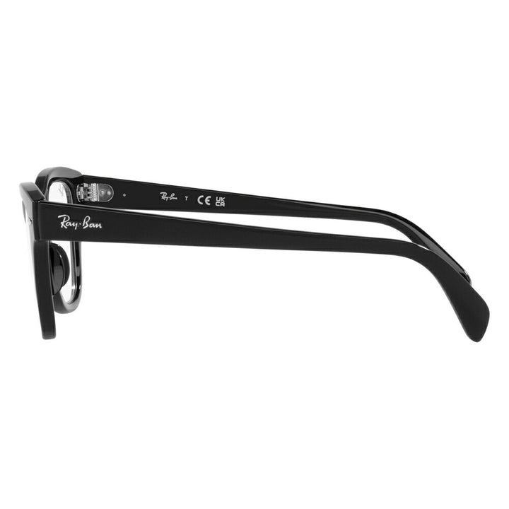 【正規品販売店】度なし1.55レンズ交換+0円 レイバン メガネ フレーム RX0707V 2000 48 50 Ray-Ban レイバン純正レンズ対応 ウェリントン スクエア メンズ レディース ユニセックス 伊達 眼鏡