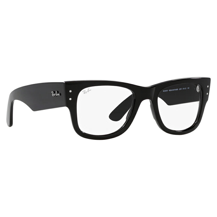 【正規品販売店】度なし1.55レンズ交換+0円 レイバン メガネ フレーム RX0840V 2000 51 Ray-Ban レイバン純正レンズ対応 Mega wayfarer Optics メガウェイファーラーオプティクス ウェリントン 伊達メガネ 眼鏡