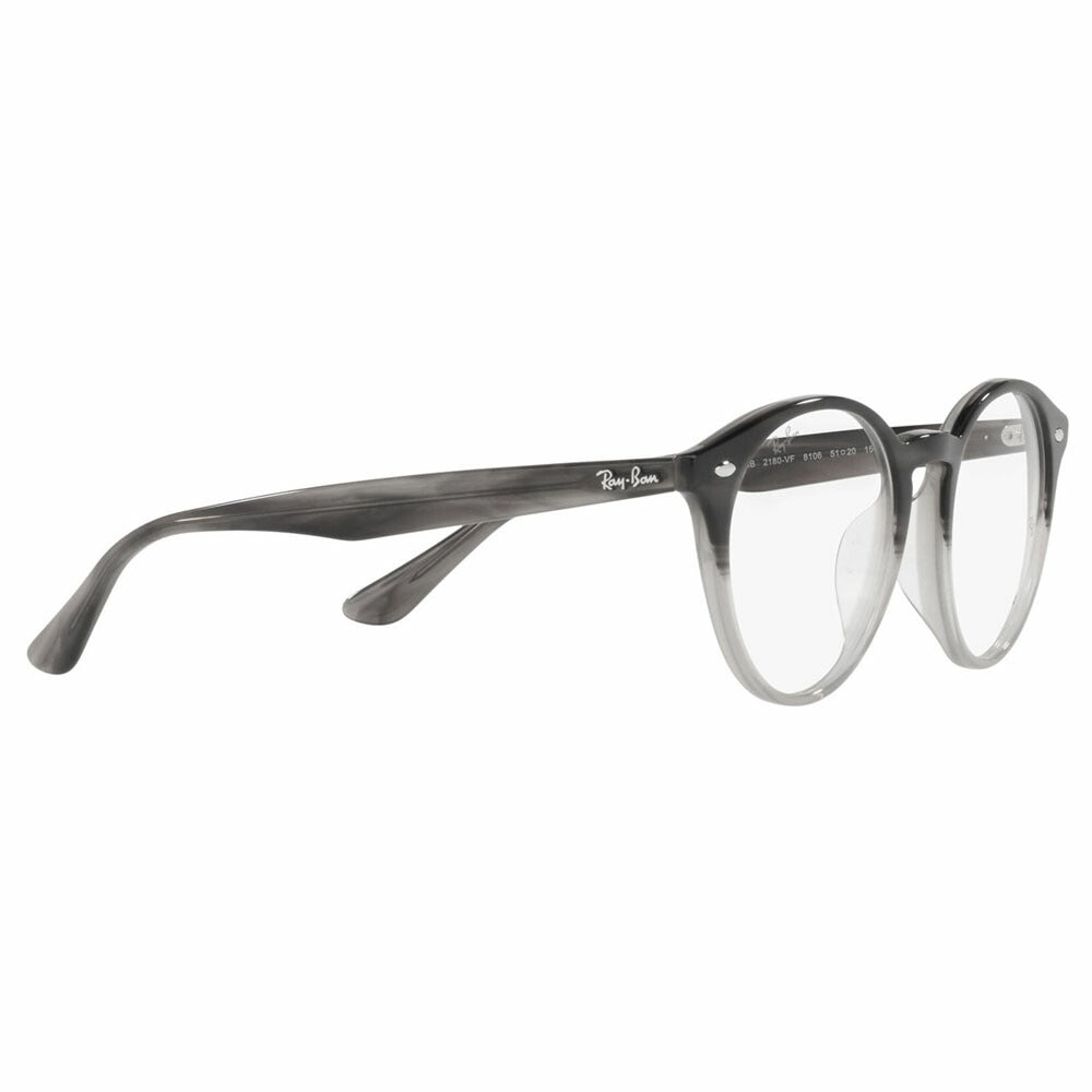 【アウトレット】度なし1.55レンズ交換+0円 レイバン メガネ フレーム RX2180VF 8106 51 Ray-Ban レイバン純正レンズ対応 フルフィット ボストン 丸