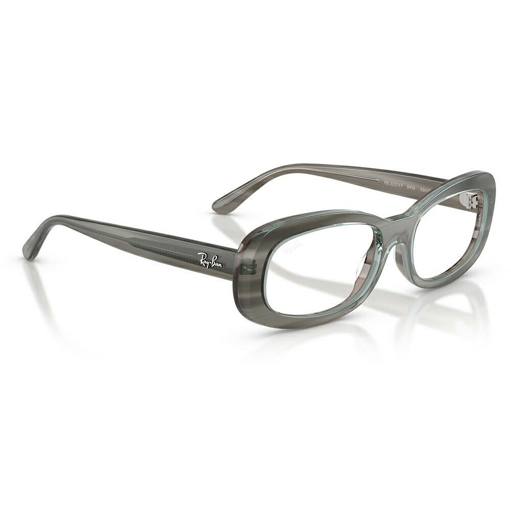 【正規品販売店】度なし1.55レンズ交換+0円 レイバン メガネ RX2221VF 8453 53  Ray-Ban レイバン純正レンズ対応 RITUAL リチュアル オーバル セル フルフィット ユニセックス