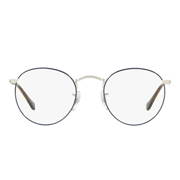 [Authorized Retailer] Non-prescription 1.55 lens replacement +0 yen Ray-Ban glasses frame RX3447V 2970 50 Ray-Ban Ray-Ban genuine lens compatible Round Classic Icon Metal ROUND Icons 