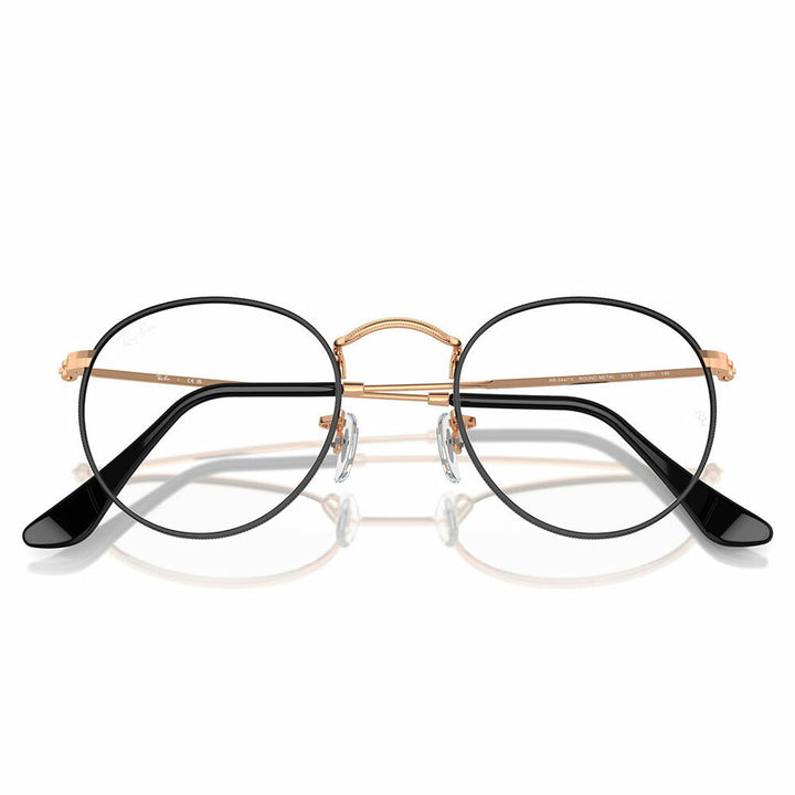 【正規品販売店】度なし1.55レンズ交換+0円 レイバン メガネ フレーム RX3447V 3173 47 50 53 Ray-Ban レイバン純正レンズ対応ROUND ラウンド メタル クラシック 伊達メガネ 眼鏡