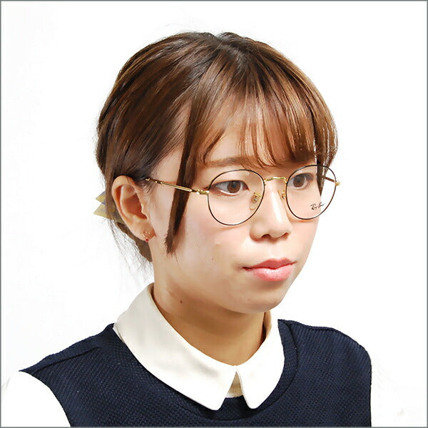 [Authorized Retailer] Non-prescription 1.55 lens replacement +0 yen Ray-Ban glasses frame RX3582V 2946 49 Ray-Ban Ray-Ban genuine lens compatible Round metal circle Icon ICONS 