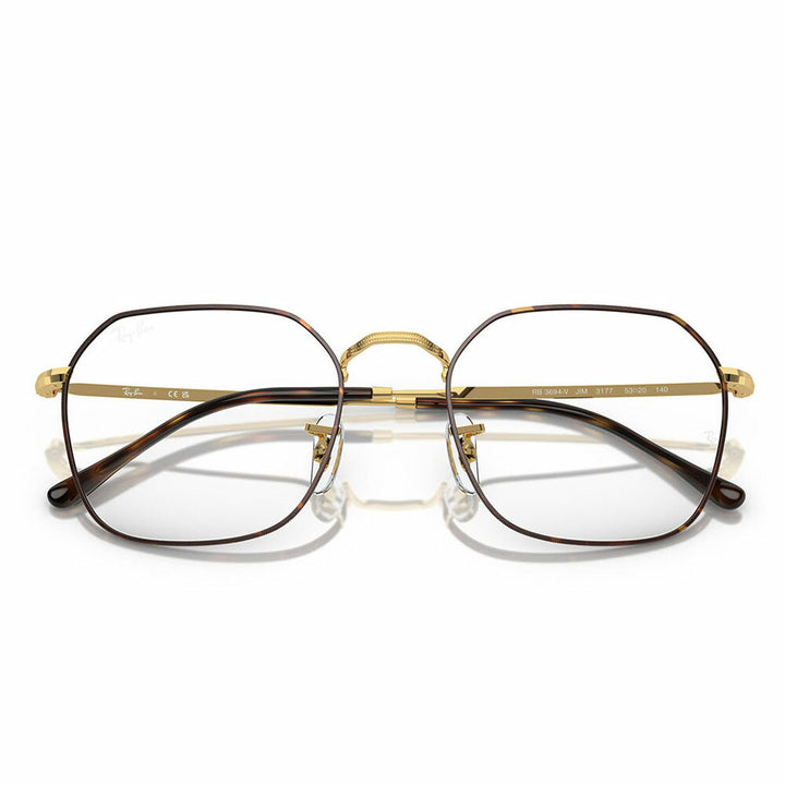 【正規品販売店】度なし1.55レンズ交換+0円 レイバン メガネ フレーム RX3694V 3177 51 Ray-Ban レイバン純正レンズ対応 JIM ジム メタル 伊達メガネ 眼鏡