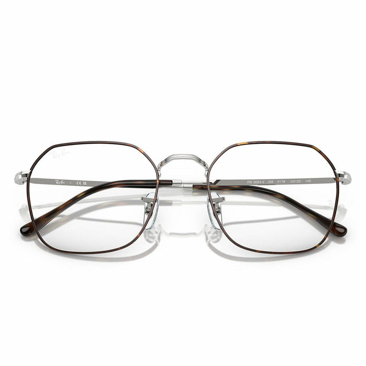 【正規品販売店】度なし1.55レンズ交換+0円 レイバン メガネ フレーム RX3694V 3178 51 53 Ray-Ban レイバン純正レンズ対応 JIM ジム メタル 伊達メガネ 眼鏡