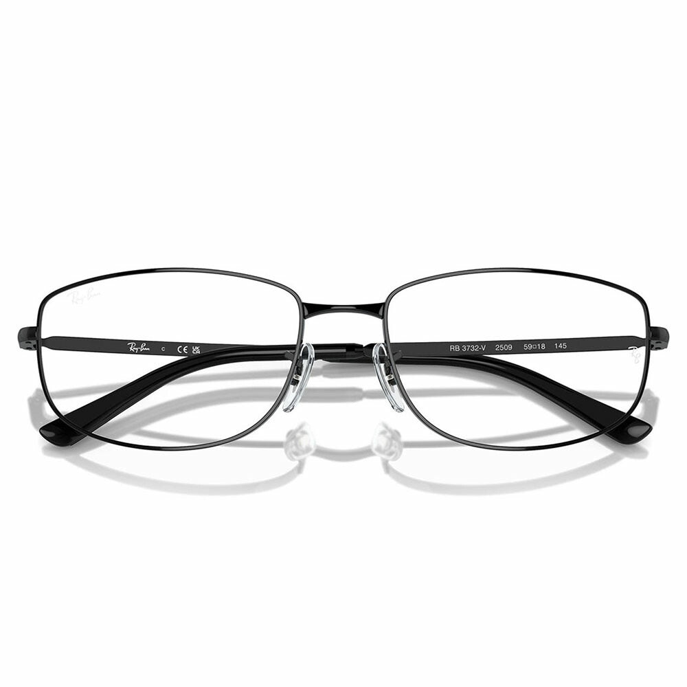 【正規品販売店】度なし1.55レンズ交換+0円 レイバン メガネ フレーム RX3732V 2509 54 56 Ray-Ban レイバン純正レンズ対応 レクタングル メタル ユニセックス