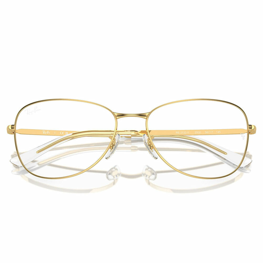 【正規品販売店】度なし1.55レンズ交換+0円 レイバン メガネ フレーム RX3733V 2500 54 56 Ray-Ban レイバン純正レンズ対応 メタル フルリム パイロット オーバル