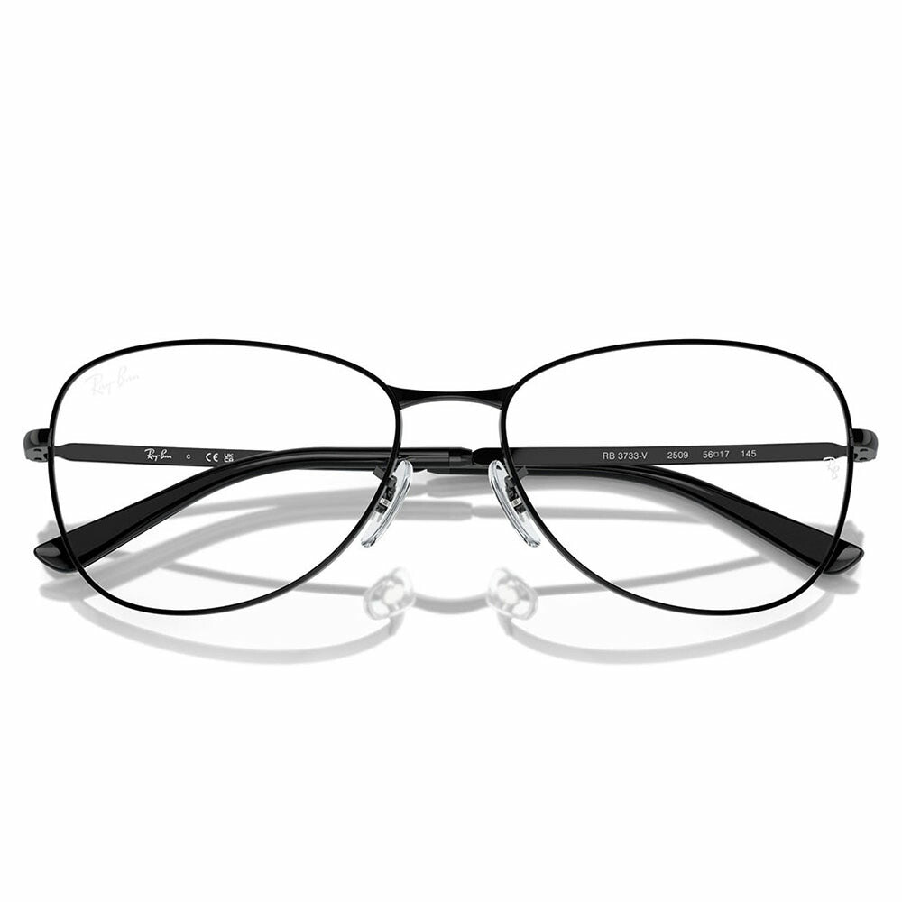 【正規品販売店】度なし1.55レンズ交換+0円 レイバン メガネ フレーム RX3733V 2509 54 56 Ray-Ban レイバン純正レンズ対応 メタル フルリム パイロット オーバル