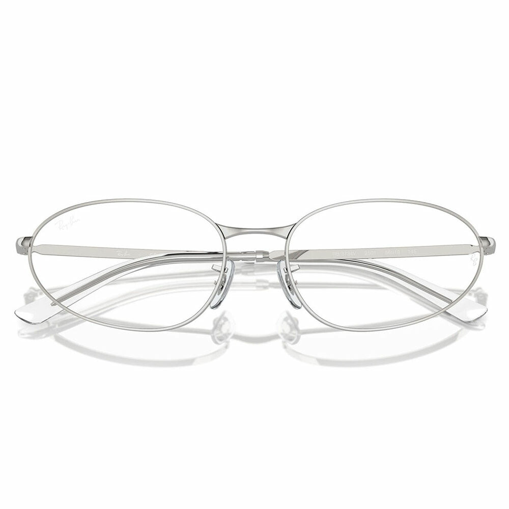 【正規品販売店】度なし1.55レンズ交換+0円 レイバン メガネ フレーム RX3734V 2501 54 56 Ray-Ban レイバン純正レンズ対応 メタル フルリム オーバル ユニセックス