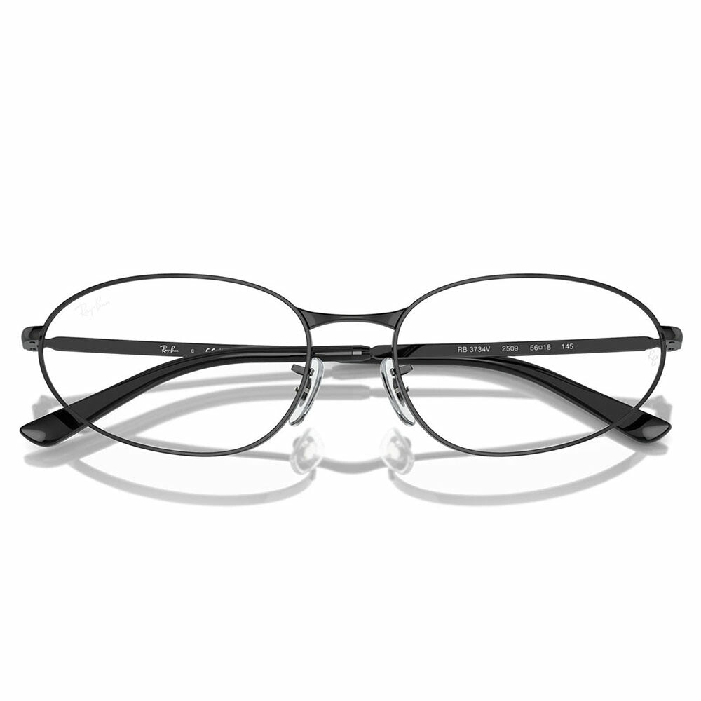 【正規品販売店】度なし1.55レンズ交換+0円 レイバン メガネ フレーム RX3734V 2509 54 56 Ray-Ban レイバン純正レンズ対応 メタル フルリム オーバル ユニセックス