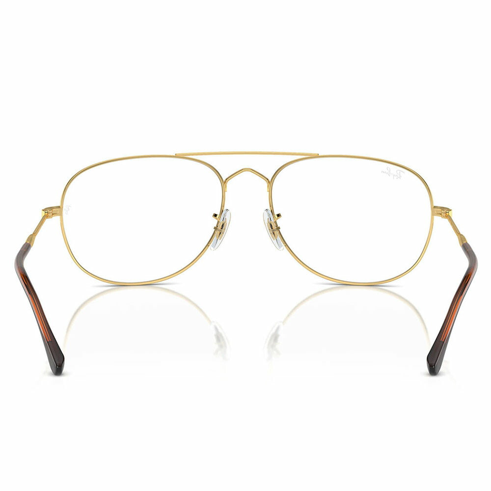 【正規品販売店】度なし1.55レンズ交換+0円 レイバン メガネ フレーム RX3735V 2500 55 57 Ray-Ban BAIN BRIDGE ティアドロップ ダブルブリッジ メタル