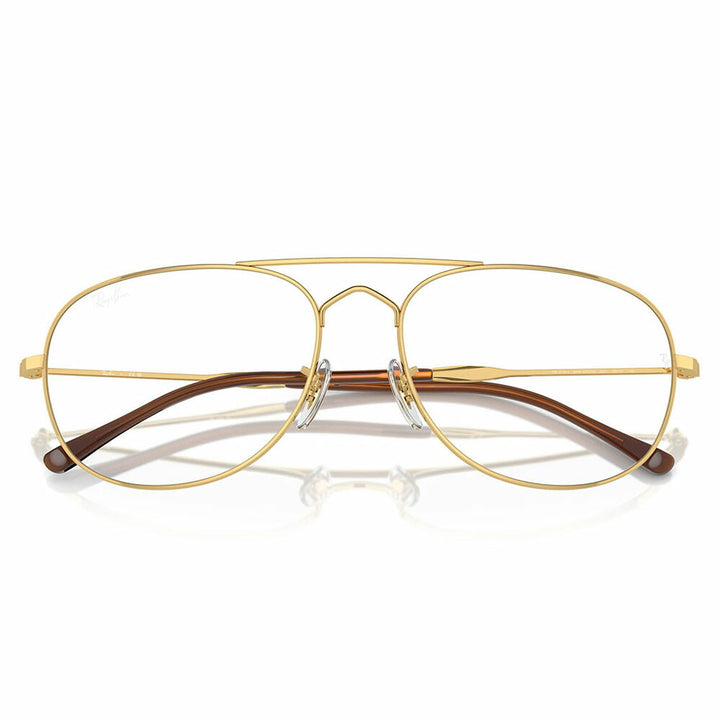 【正規品販売店】度なし1.55レンズ交換+0円 レイバン メガネ フレーム RX3735V 2500 55 57 Ray-Ban BAIN BRIDGE ティアドロップ ダブルブリッジ メタル
