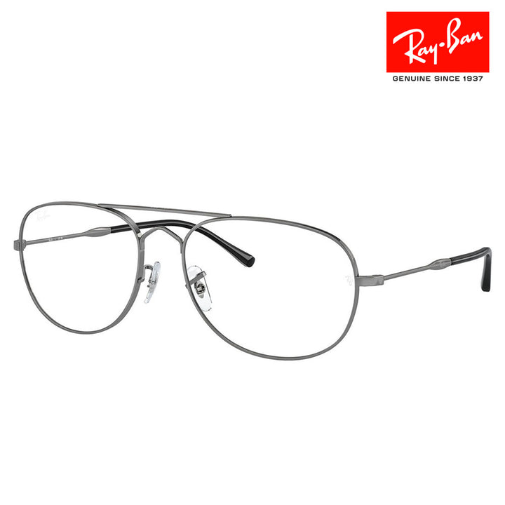 【正規品販売店】度なし1.55レンズ交換+0円 レイバン メガネ フレーム RX3735V 2502 55 57 Ray-Ban BAIN BRIDGE ティアドロップ ダブルブリッジ メタル