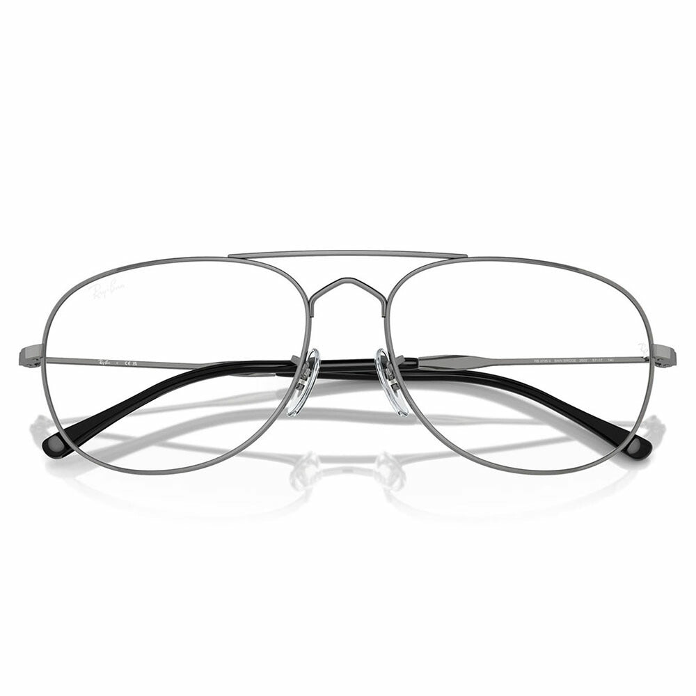 【正規品販売店】度なし1.55レンズ交換+0円 レイバン メガネ フレーム RX3735V 2502 55 57 Ray-Ban BAIN BRIDGE ティアドロップ ダブルブリッジ メタル
