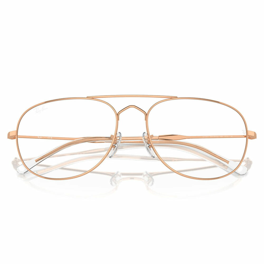 【正規品販売店】度なし1.55レンズ交換+0円 レイバン メガネ フレーム RX3735V 3094 55 57 Ray-Ban BAIN BRIDGE ティアドロップ ダブルブリッジ メタル