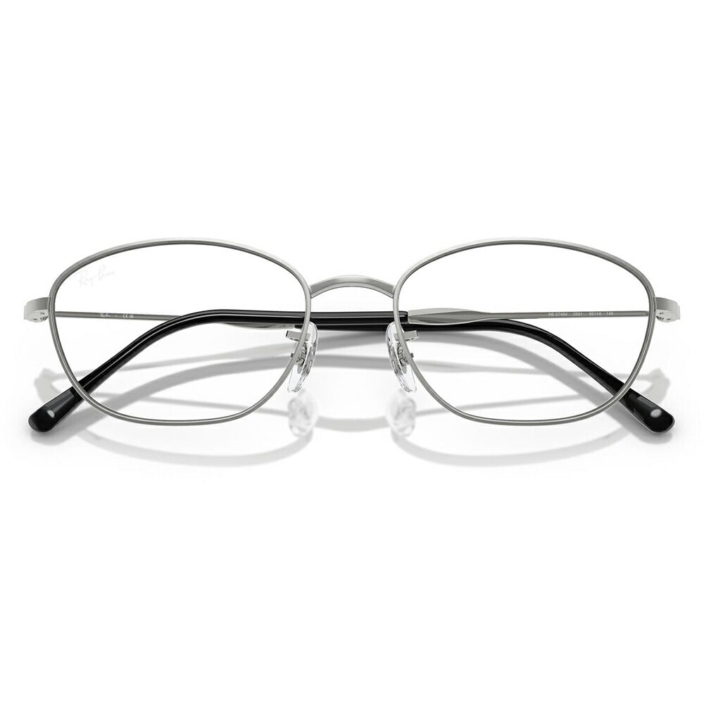 【正規品販売店】度なし1.55レンズ交換+0円 レイバン メガネ フレーム RX3749V 2501 53 55 Ray-Ban レイバン純正レンズ対応 メタル フルリム オーバル ユニセックス