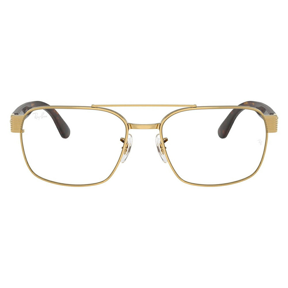【正規品販売店】度なし1.55レンズ交換+0円 レイバン メガネ フレーム RX3751V 2500 56 58 Ray-Ban レイバン純正レンズ対応 スクエア メタル ツーブリッジ ユニセックス
