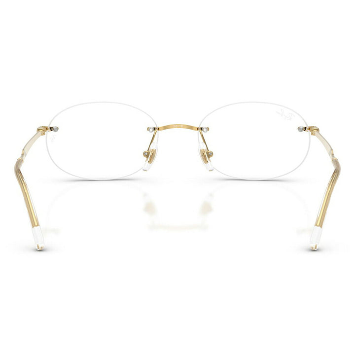 【正規品販売店】度なし1.55レンズ交換+0円 レイバン メガネ フレーム RX3767V 2500 50 52 Ray-Ban レイバン純正レンズ対応 オーバル ツーポイント メタル