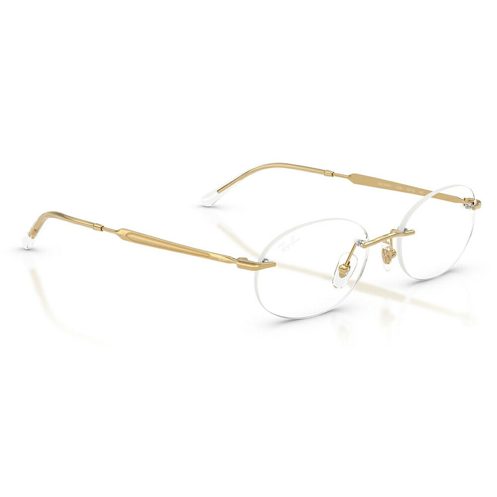 【正規品販売店】度なし1.55レンズ交換+0円 レイバン メガネ フレーム RX3767V 2500 50 52 Ray-Ban レイバン純正レンズ対応 オーバル ツーポイント メタル