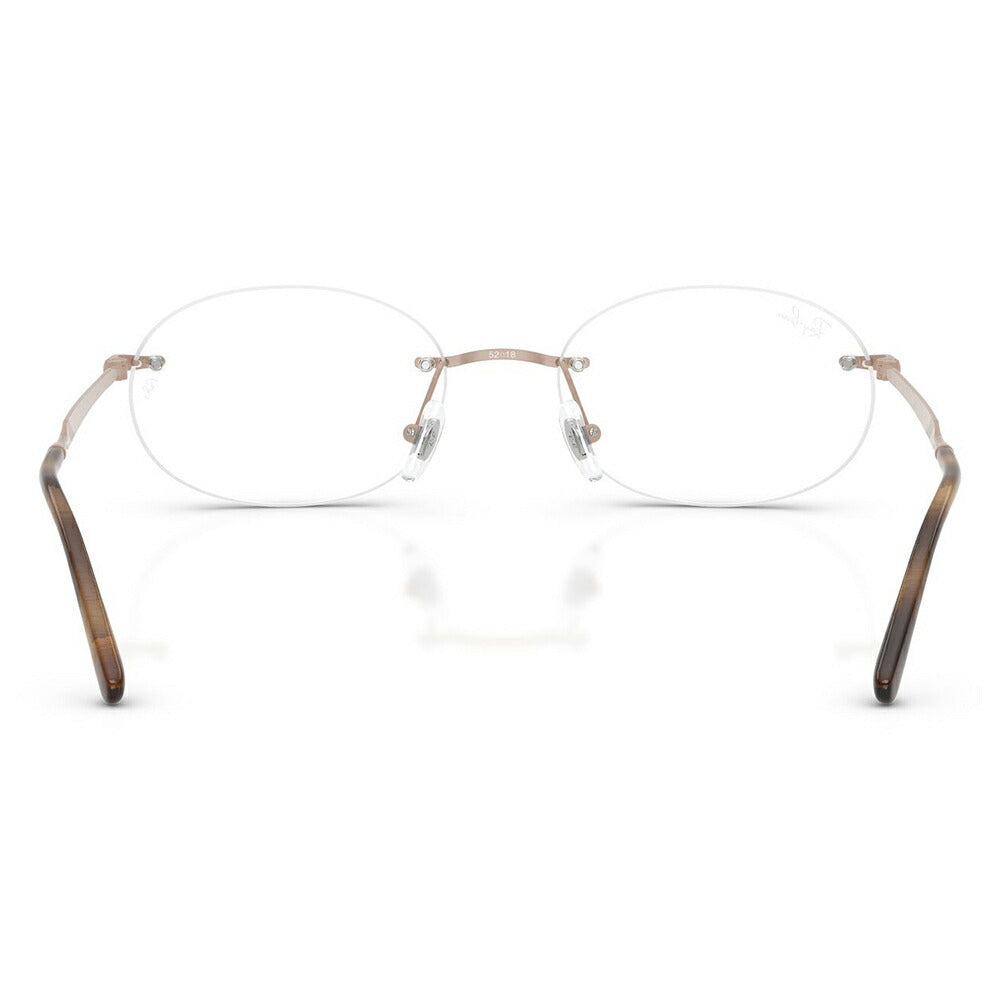 【正規品販売店】度なし1.55レンズ交換+0円 レイバン メガネ フレーム RX3767V 3207 50 52 Ray-Ban レイバン純正レンズ対応 オーバル ツーポイント メタル
