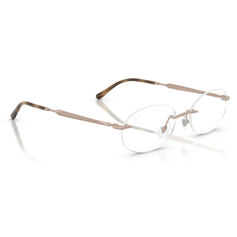 【正規品販売店】度なし1.55レンズ交換+0円 レイバン メガネ フレーム RX3767V 3207 50 52 Ray-Ban レイバン純正レンズ対応 オーバル ツーポイント メタル