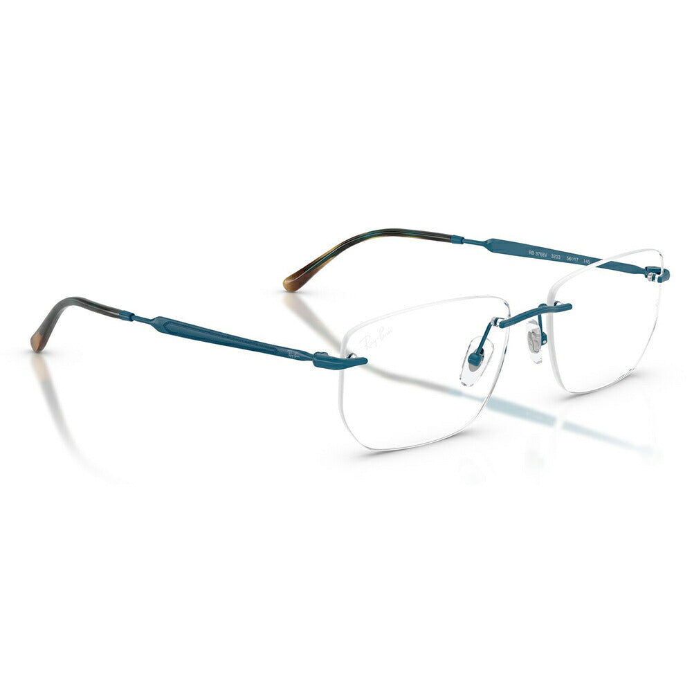 【正規品販売店】度なし1.55レンズ交換+0円 レイバン メガネ フレーム RX3768V 3203 54 56 Ray-Ban レイバン純正レンズ対応 多角形 ツーポイント メタル