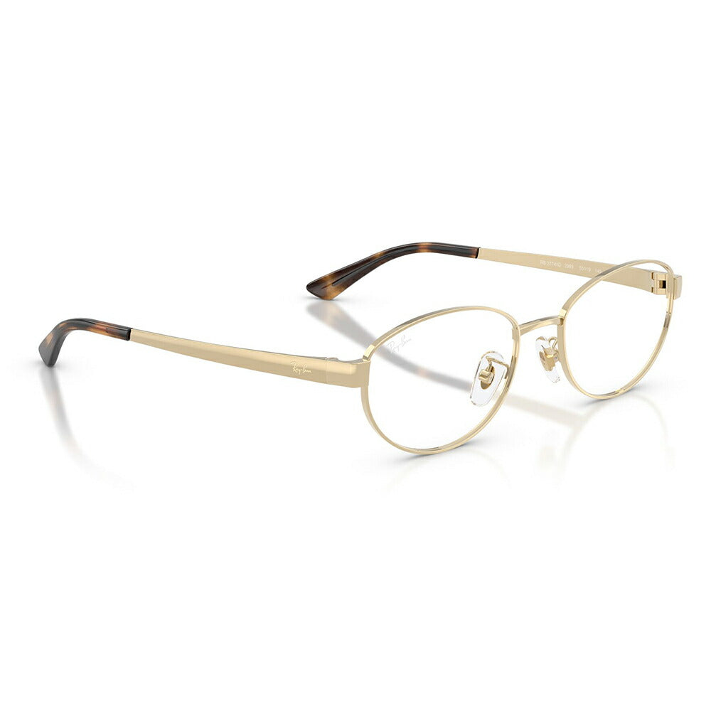 【正規品販売店】度なし1.55レンズ交換+0円 レイバン メガネ フレーム RX3774VD 2993 55 Ray-Ban レイバン純正レンズ対応 アジアンデザイン ローブリッジフィット メタル オーバル メンズ レディース 伊達メガネ 眼鏡