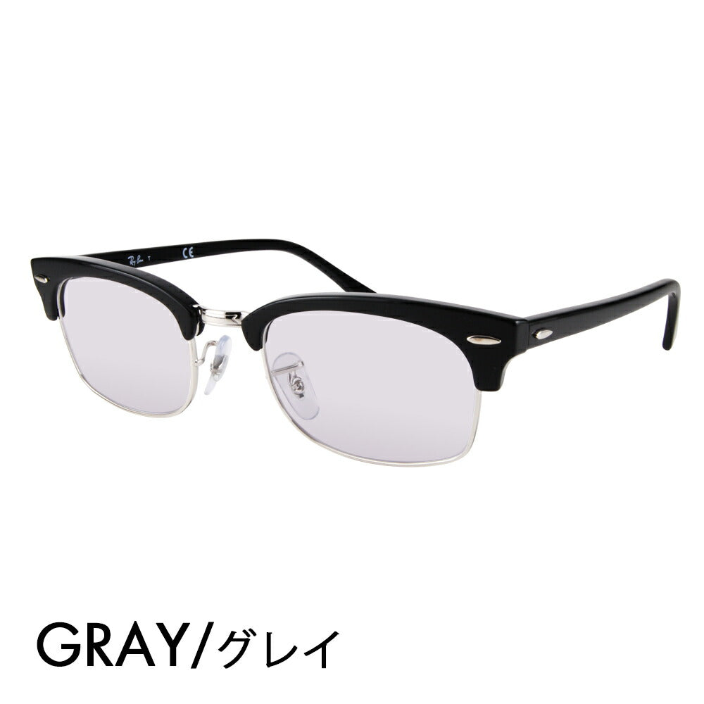 【アウトレット】レイバン メガネ フレーム サングラス カラーレンズセット RX3916V 2000 50 52 Ray-Banクラブマスター CLUBMASTER SQUARE OPTICS メタル ブロー スクエア