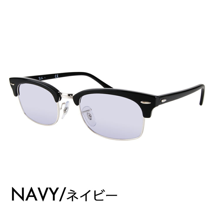 【アウトレット】レイバン メガネ フレーム サングラス カラーレンズセット RX3916V 2000 50 52 Ray-Banクラブマスター CLUBMASTER SQUARE OPTICS メタル ブロー スクエア