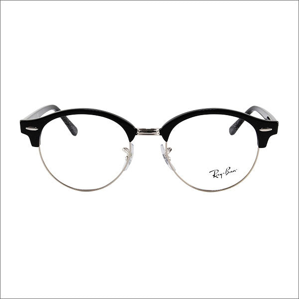 【アウトレット】レイバン クラブラウンド メガネ フレーム サングラス ライトミラーレンズセット RX4246V 2000 49 Ray-Ban CLUBROUND カラーミラー クリアミラー