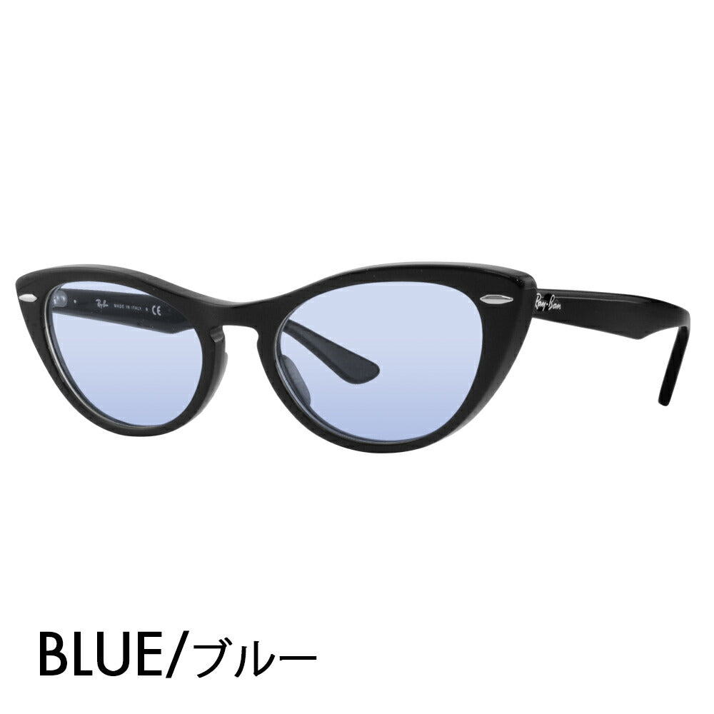 【正規品販売店】レイバン メガネ フレーム サングラス カラーレンズセット RX4314V 2000 51 54 Ray-Ban NINA キャッツアイ フォックス