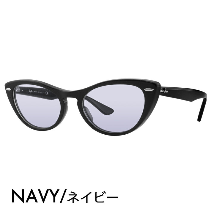 【正規品販売店】レイバン メガネ フレーム サングラス カラーレンズセット RX4314V 2000 51 54 Ray-Ban NINA キャッツアイ フォックス