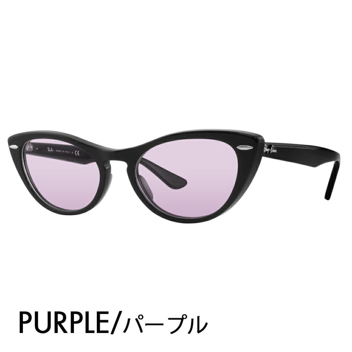 【正規品販売店】レイバン メガネ フレーム サングラス カラーレンズセット RX4314V 2000 51 54 Ray-Ban NINA キャッツアイ フォックス