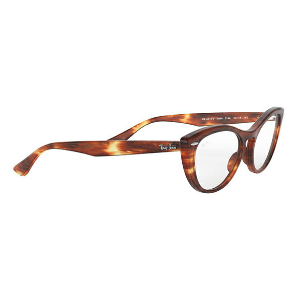 [Authorized Retailer] Ray-Ban Glasses Frames Sunglasses Reading Glasses Set RX4314V 2144 51 Ray-Ban NINA Cat's Eye Fox Senior Glasses Reading Glasses Reading Smartphone Blue Light Cut Changeable 