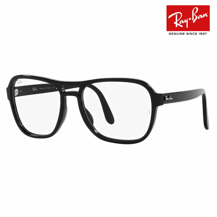 [Outlet] Non-prescription 1.55 lens replacement +0 yen Ray-Ban glasses frame RX4356V 2000 55 Ray-Ban Ray-Ban genuine lens compatible STATESIDE Stateside Teardrop Cell glasses Fashion glasses 